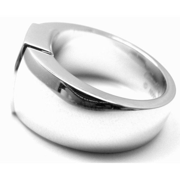 Rare! Authentic Cartier La Dona 18k White Gold Peridot Ring Box Certificate - Picture 7 of 8